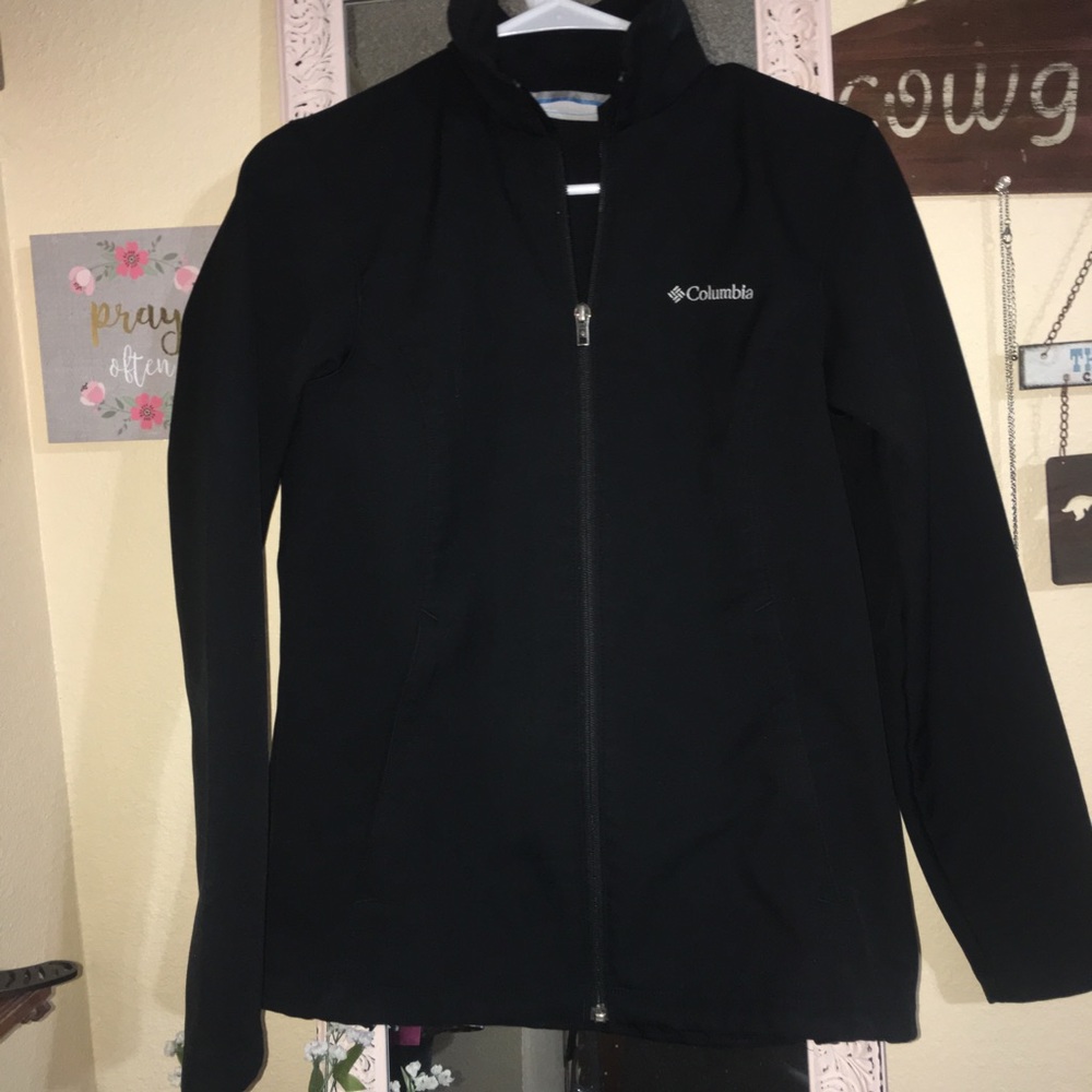Columbia Soft Shell Black Small Soft Lining Nwot - image 1